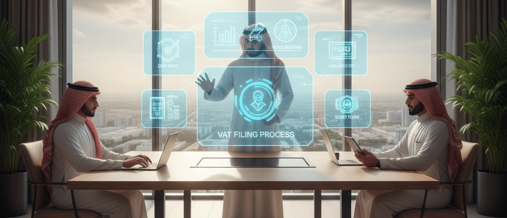 تقديم إقرارات ضريبة القيمة المضافة