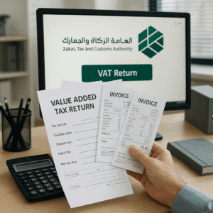 تقديم اقرار القيمة المضافة