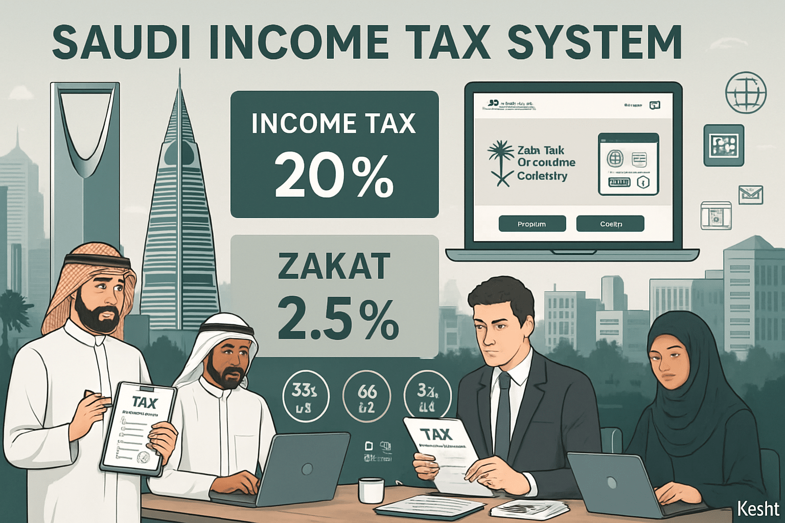 نظام ضريبة الدخل السعودي
