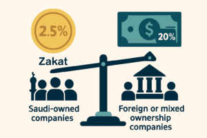 حساب الزكاة والدخل للمؤسسات