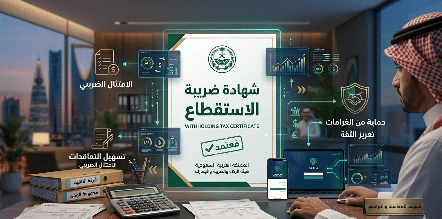 مكتب إستخراج شهادة ضريبة الاستقطاع