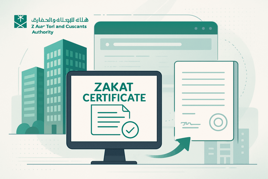 استخراج شهادة الزكاة