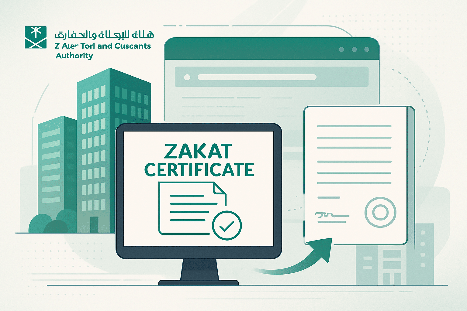 استخراج شهادة الزكاة