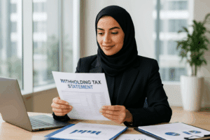 ضريبة الاستقطاع للمقاولين