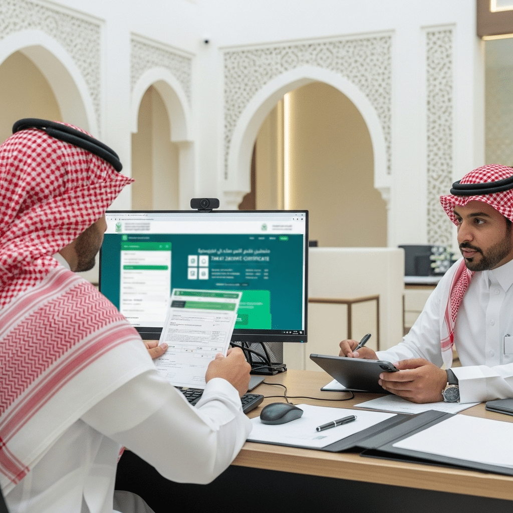 استخراج شهادة الزكاة والدخل