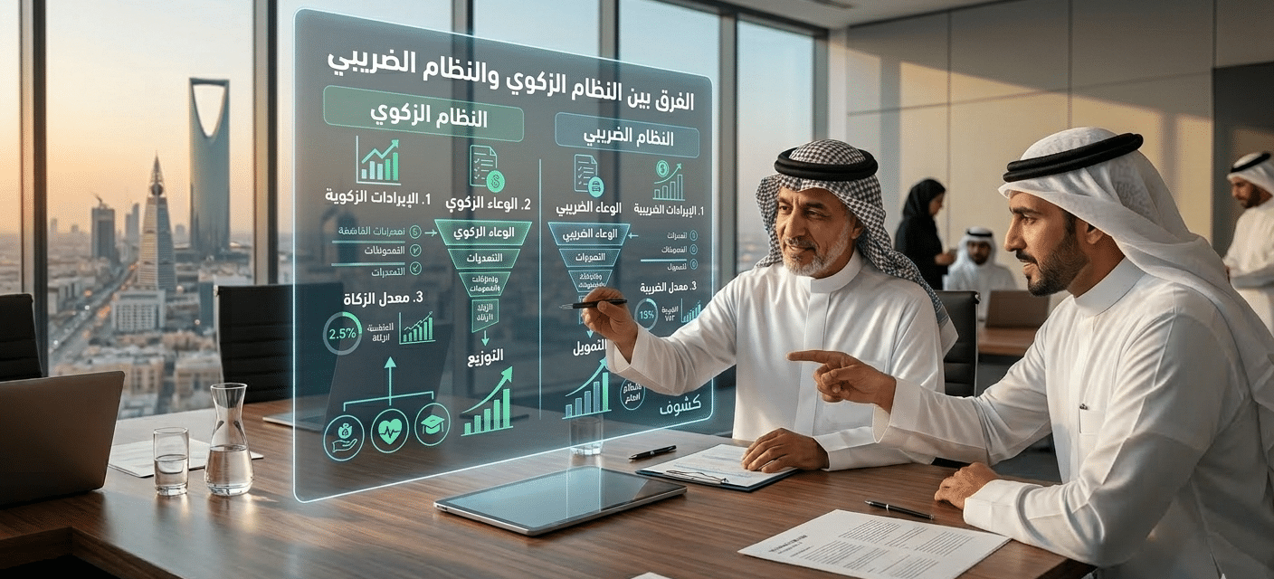 الفرق بين النظام الزكوي والنظام الضريبي