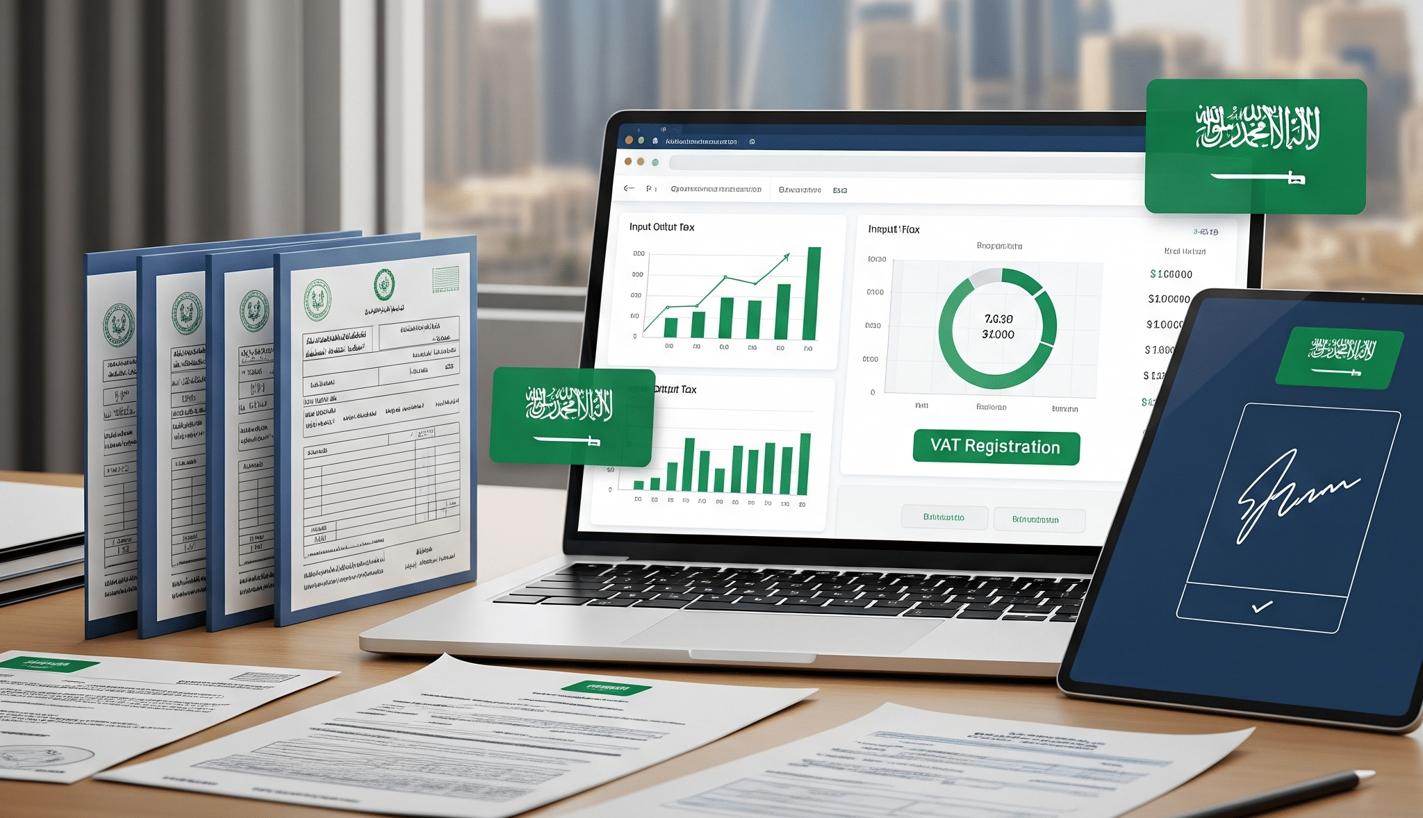 تسجيل ضريبة القيمة المضافة