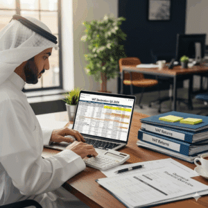 تقديم إقرار ضريبة القيمة المضافة