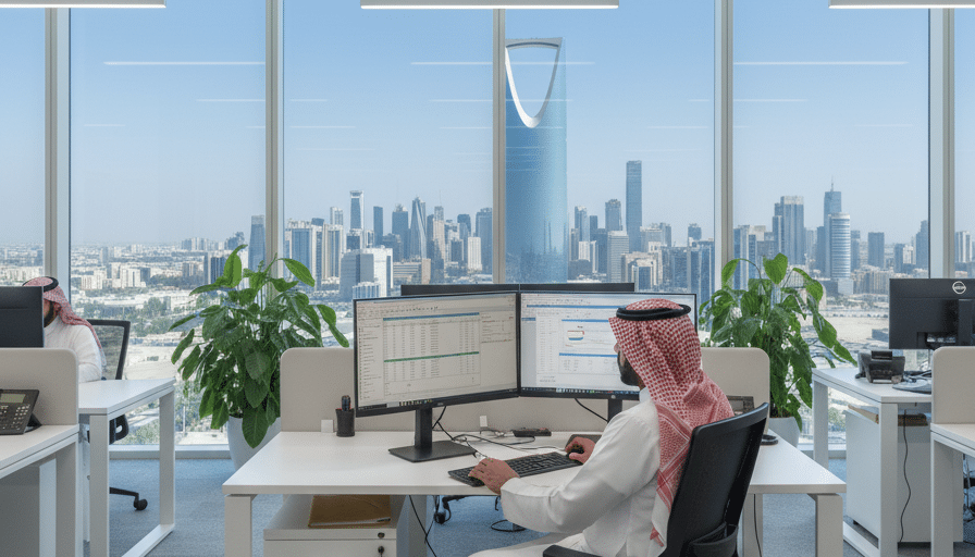 محاسب تسوية الإقرارات الضريبية في السعودية