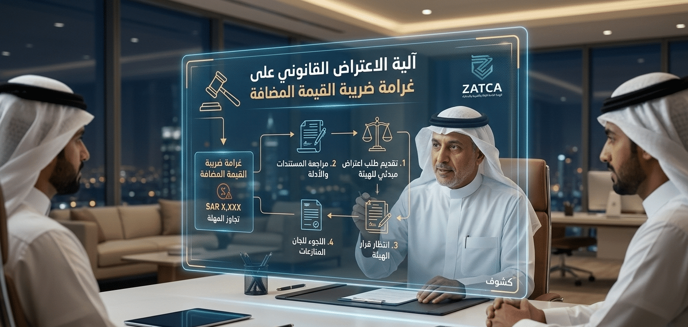 آلية الاعتراض القانوني على غرامة ضريبة القيمة المضافة