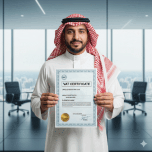 استخراج شهادة القيمة المضافة