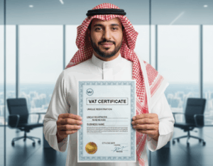 استخراج شهادة القيمة المضافة