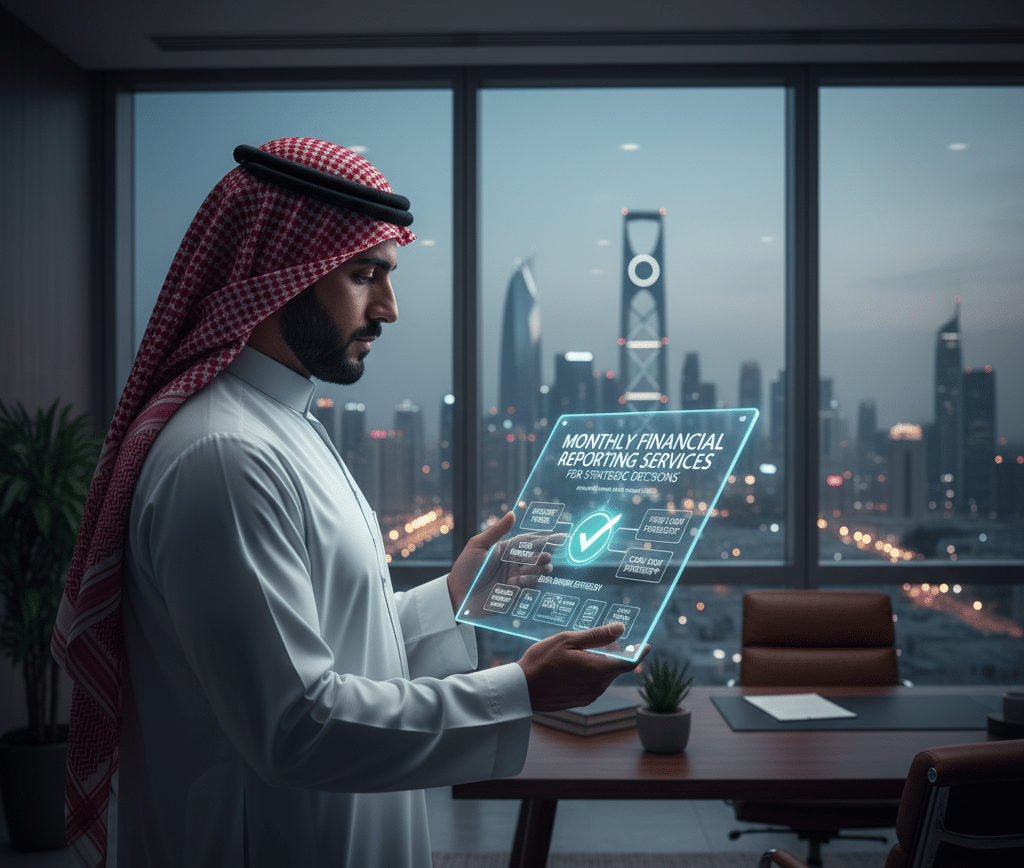 خدمات إعداد التقارير المالية الشهرية