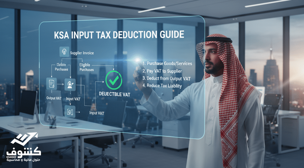 شروط خصم ضريبة المدخلات في السعودية
