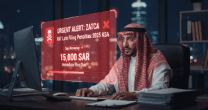 غرامات التأخير في ضريبة القيمة المضافة في السعودية 2025