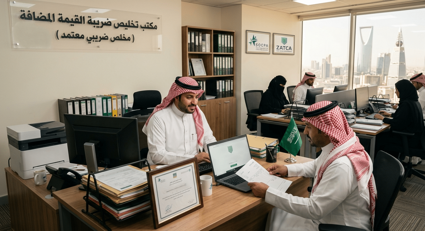 مكتب تخليص ضريبة القيمة المضافة: حلول ذكية لتجنب الغرامات 1 مكتب ضريبة القيمة المضافة