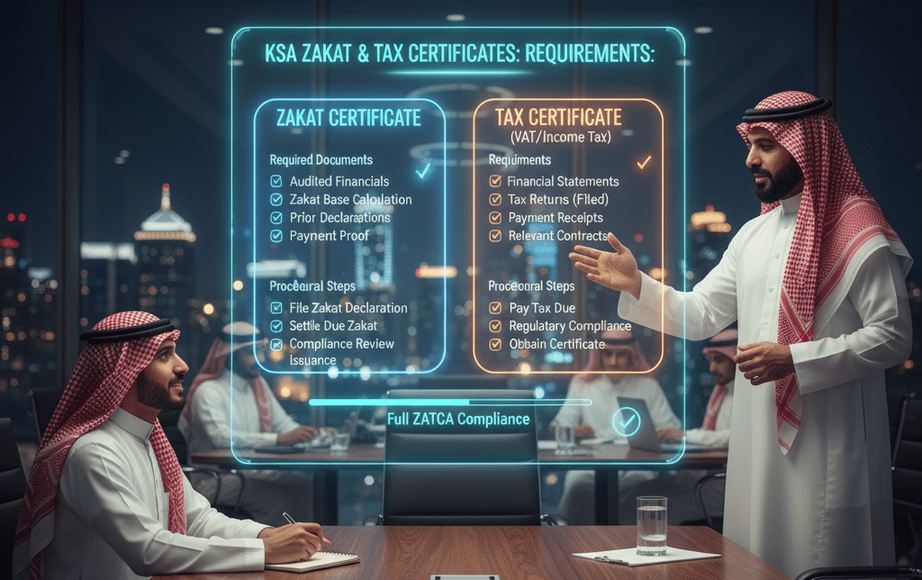 الفرق بين شهادة الزكاة وشهادة الضريبة