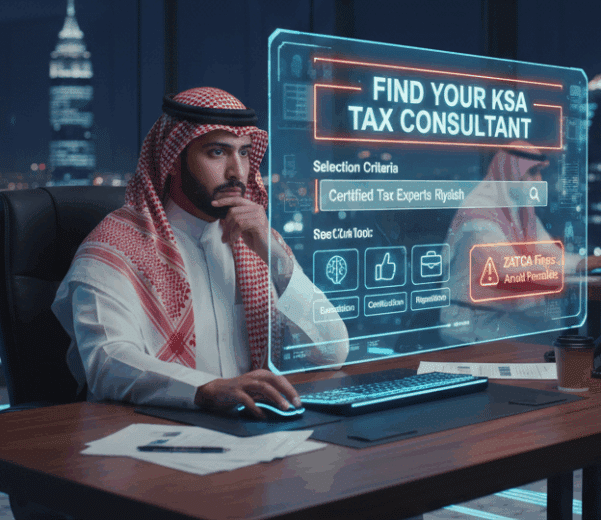 مستشار ضرائب في السعودية: دليلك لاختيار الخبير المعتمد لتجنب غرامات ZATCA