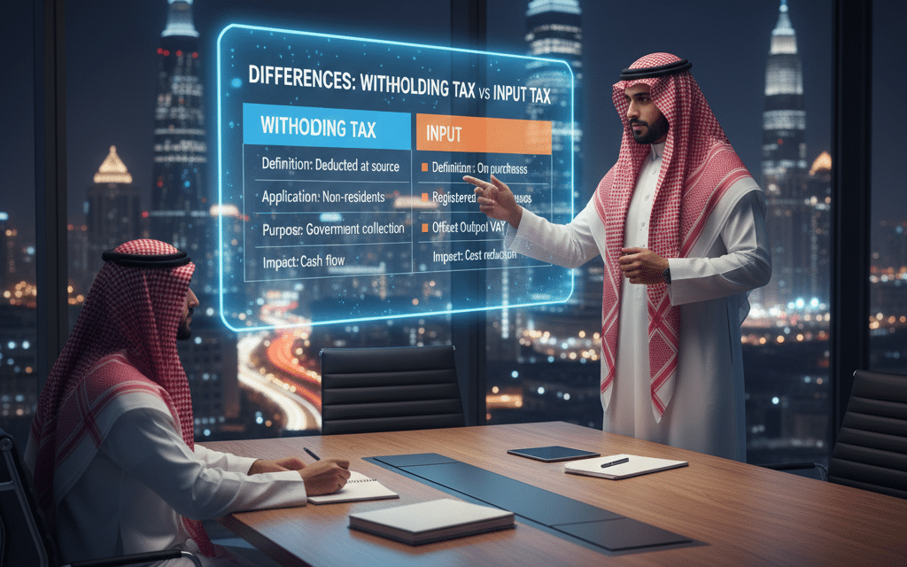 خصم ضريبة القيمة المضافة