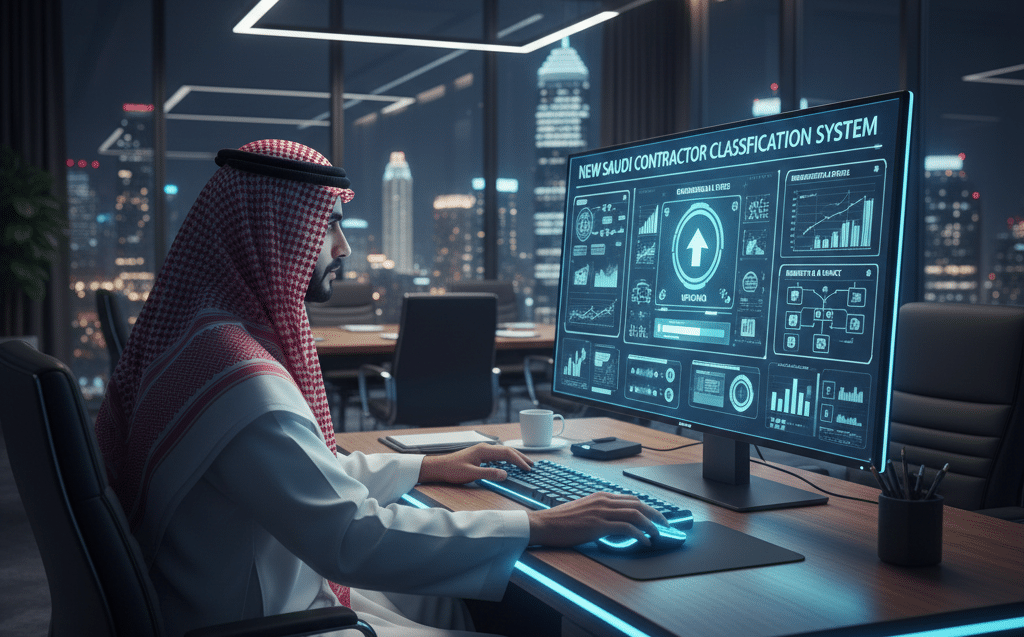 كيفية الحصول على التصنيف عبر نظام تصنيف المقاولين الجديد