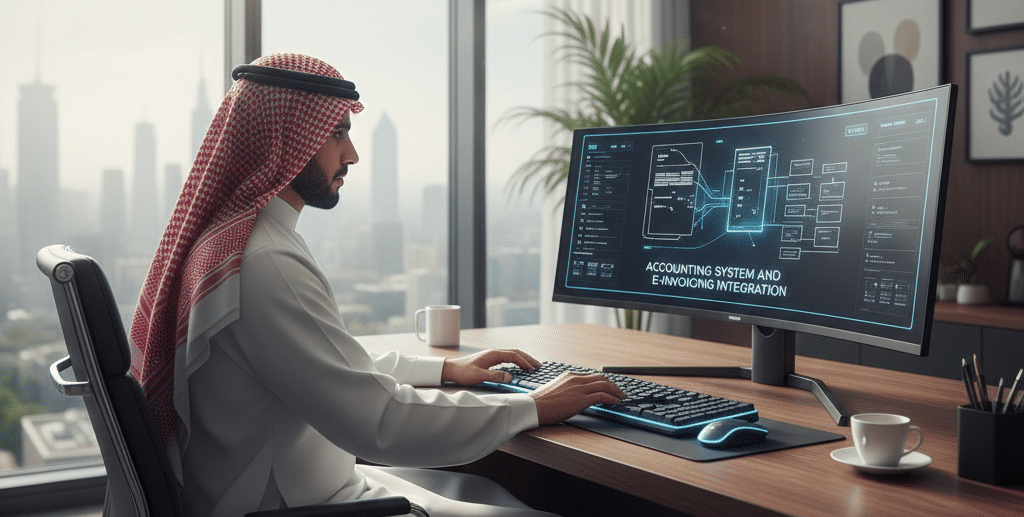 كيفية الربط بين نظام المحاسبة والفاتورة الإلكترونية