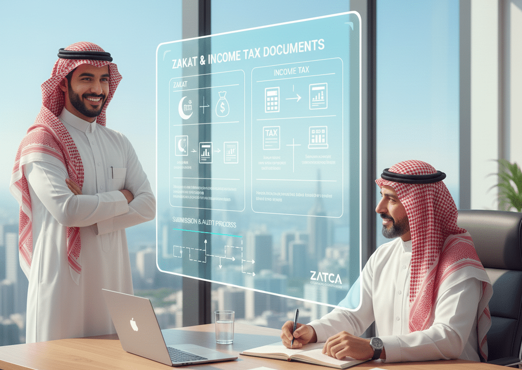 مستندات الزكاة وضريبة الدخل (Annual Filing Docs)