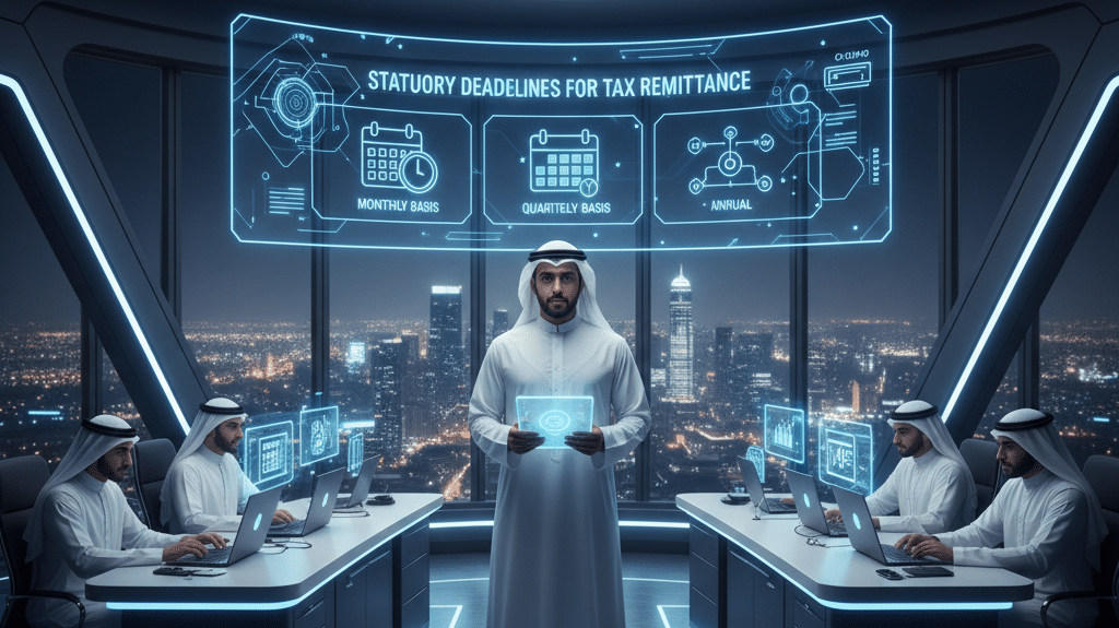 3. المواعيد النظامية لتوريد الضريبة