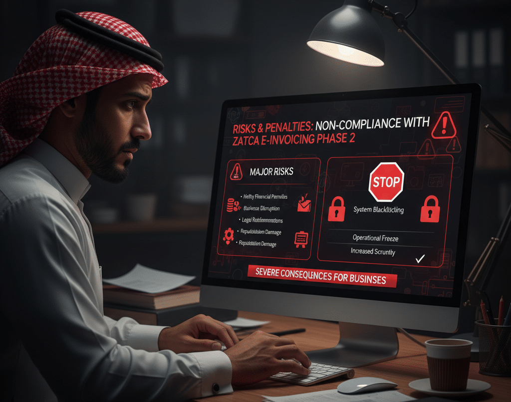 المخاطر والعقوبات المترتبة على عدم الربط