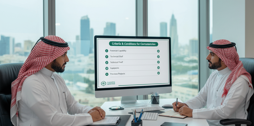 أسعار تصنيف المقاولين