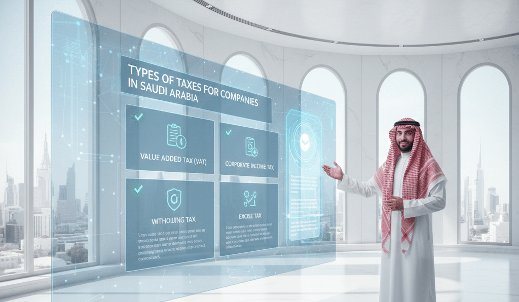 أنواع الضرائب للشركات