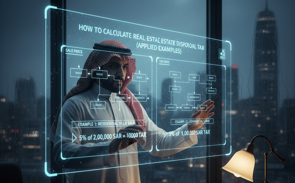 كيفية حساب ضريبة التصرف العقاري (أمثلة تطبيقية)