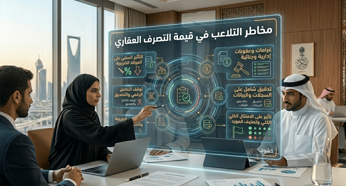 مخاطر التلاعب في قيمة التصرف العقاري