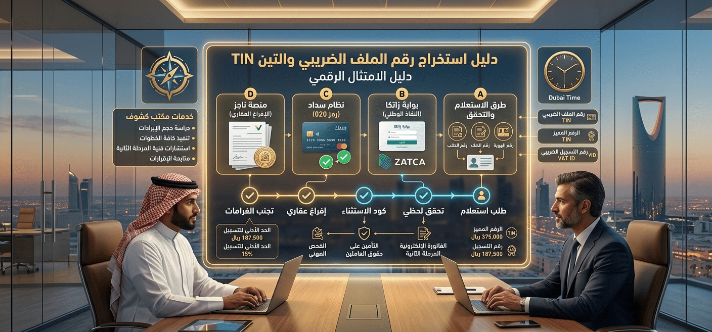 استخراج رقم ضريبي في السعودية | الخطوات والشروط