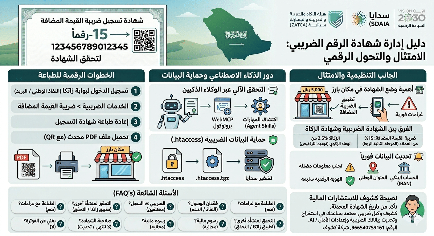 طباعة الرقم الضريبي