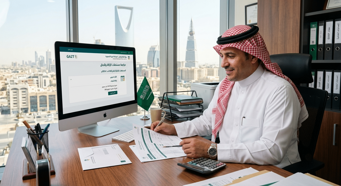 استعلام عن مستحقات الزكاة والدخل (برقم المميز والسجل) | ZATCA 1 استعلام عن مستحقات الزكاة والدخل برقم السجل التجاري