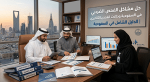 حل مشاكل الفحص الضريبي في السعودية وحالات الفحص الضريبي التقديري | الدليل الشامل في السعودية لعام 2026 2 حل مشاكل الفحص الضريبي في السعودية وحالات الفحص التقديري