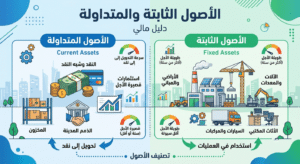 الأصول الثابتة والمتداولة - انواع الاصول بالأمثلة 2026 3 الأصول الثابتة والمتداولة